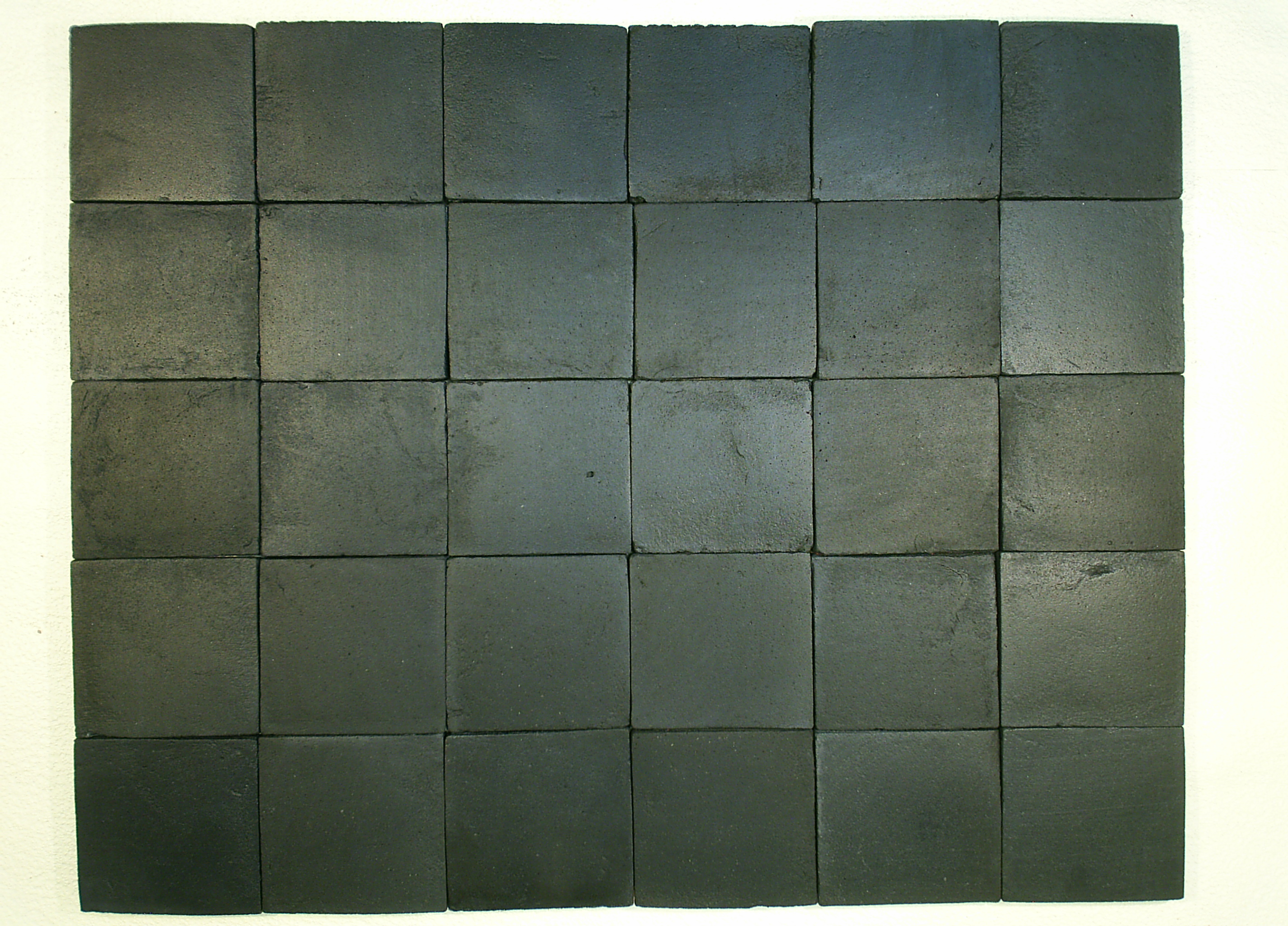 Quadrati Bucchero nero cm. 10x10