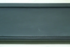 Soglia Bucchero nero cm. 35x120x5 con battuta